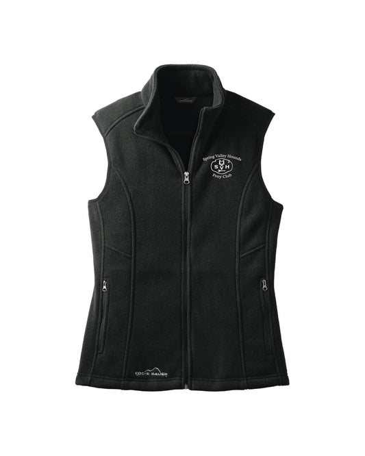 Fleece Vest (Ladies) Pony Club black