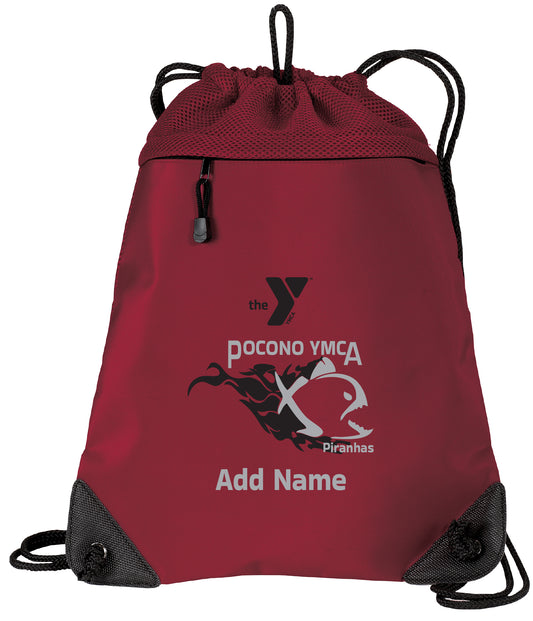 Pocono YMCA Piranhas Cinch Bag