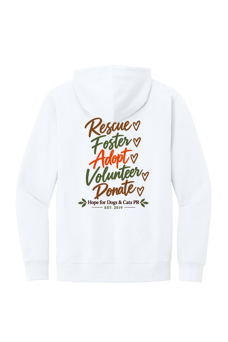 Rescue. Foster. Adopt.  Hoodie