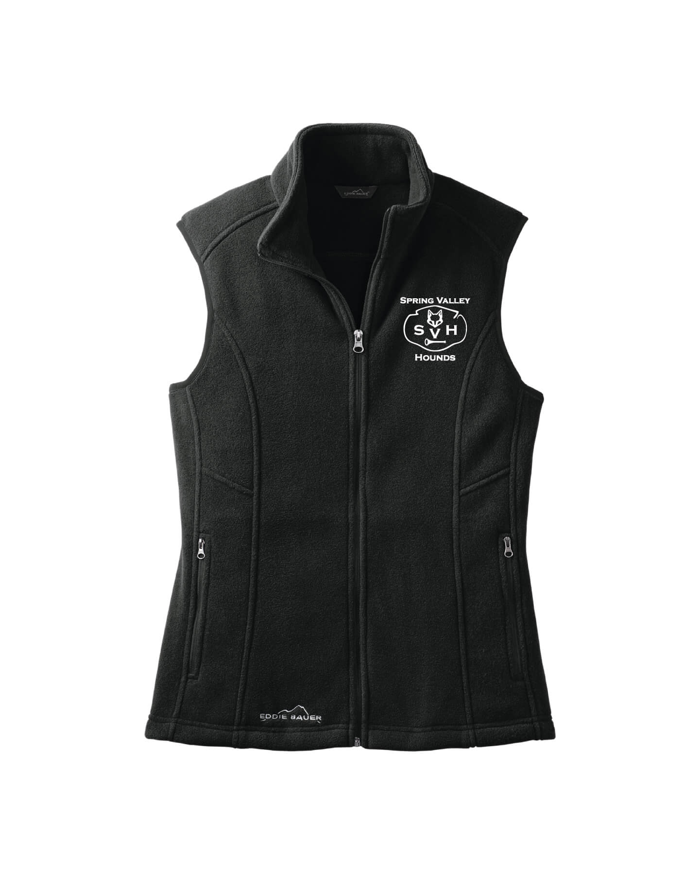 Fleece Vest (Ladies) Hounds black