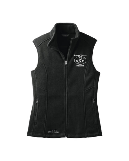 Fleece Vest (Ladies) Hounds black