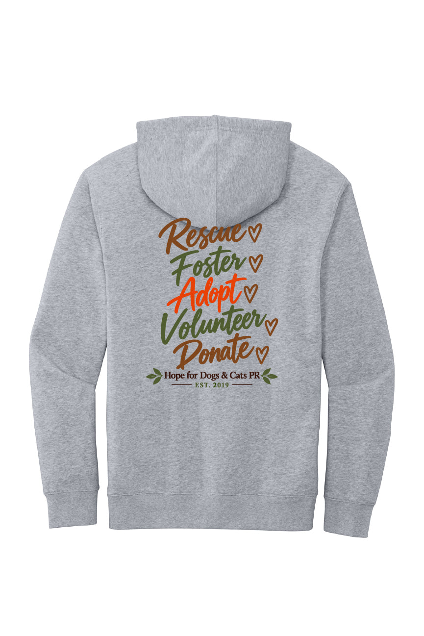 Rescue. Foster. Adopt.  Hoodie