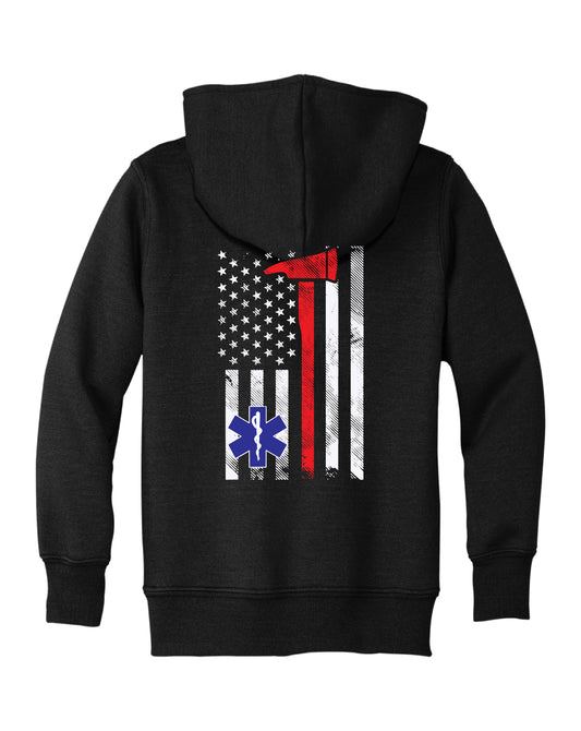 Toddler KTFR~FLAG BACK~Hoodie