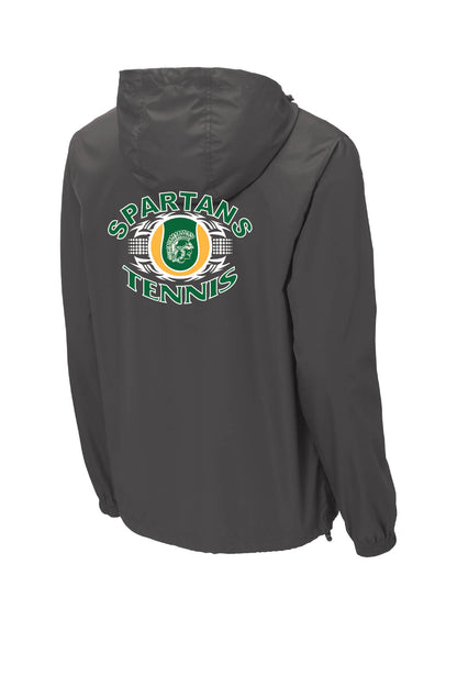 Spartans Tennis Sport Tek Packable Windbreaker