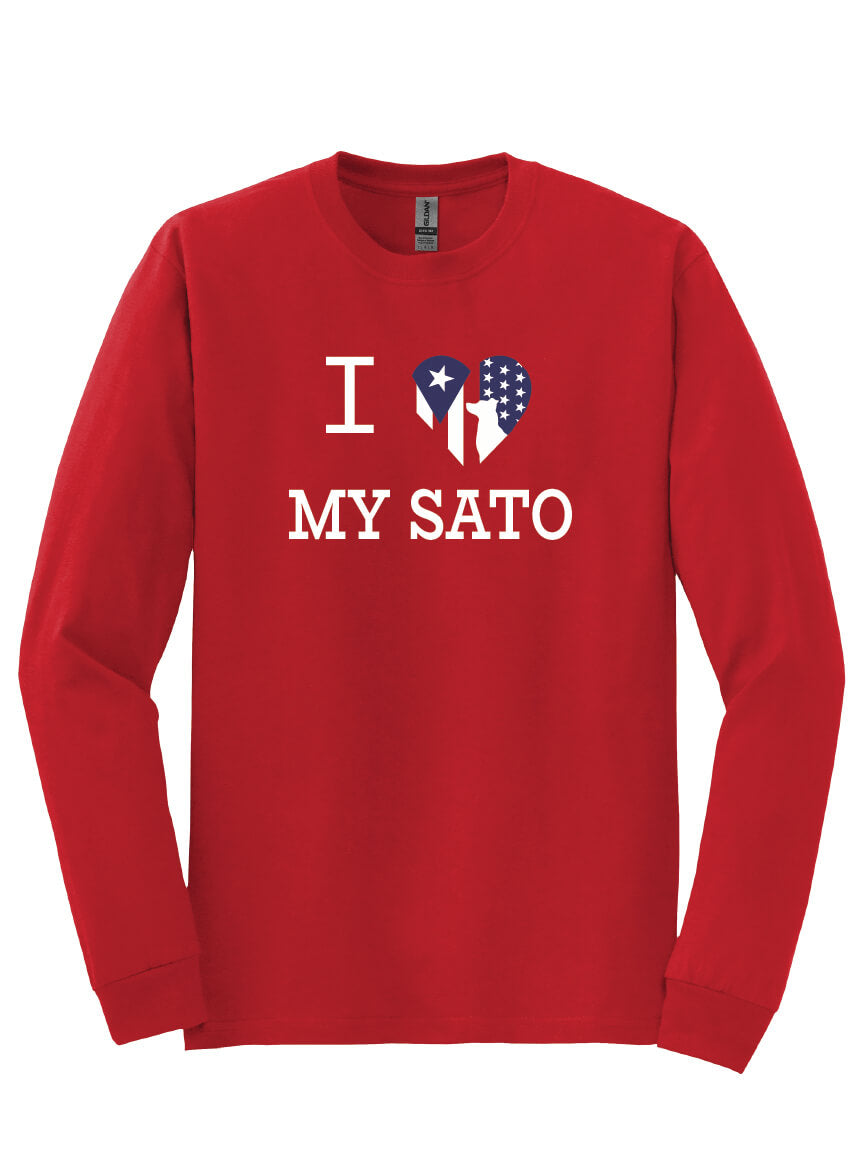 I Love My SATO Apparel Long Sleeve T-Shirt