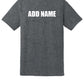 Notre Dame Baseball Short Sleeve T-Shirt (Youth) gray, back