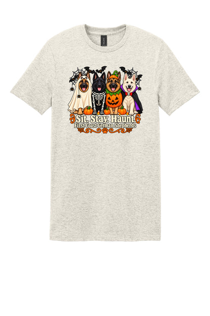 Sit. Stay. Haunt. Short Sleeve T-Shirt