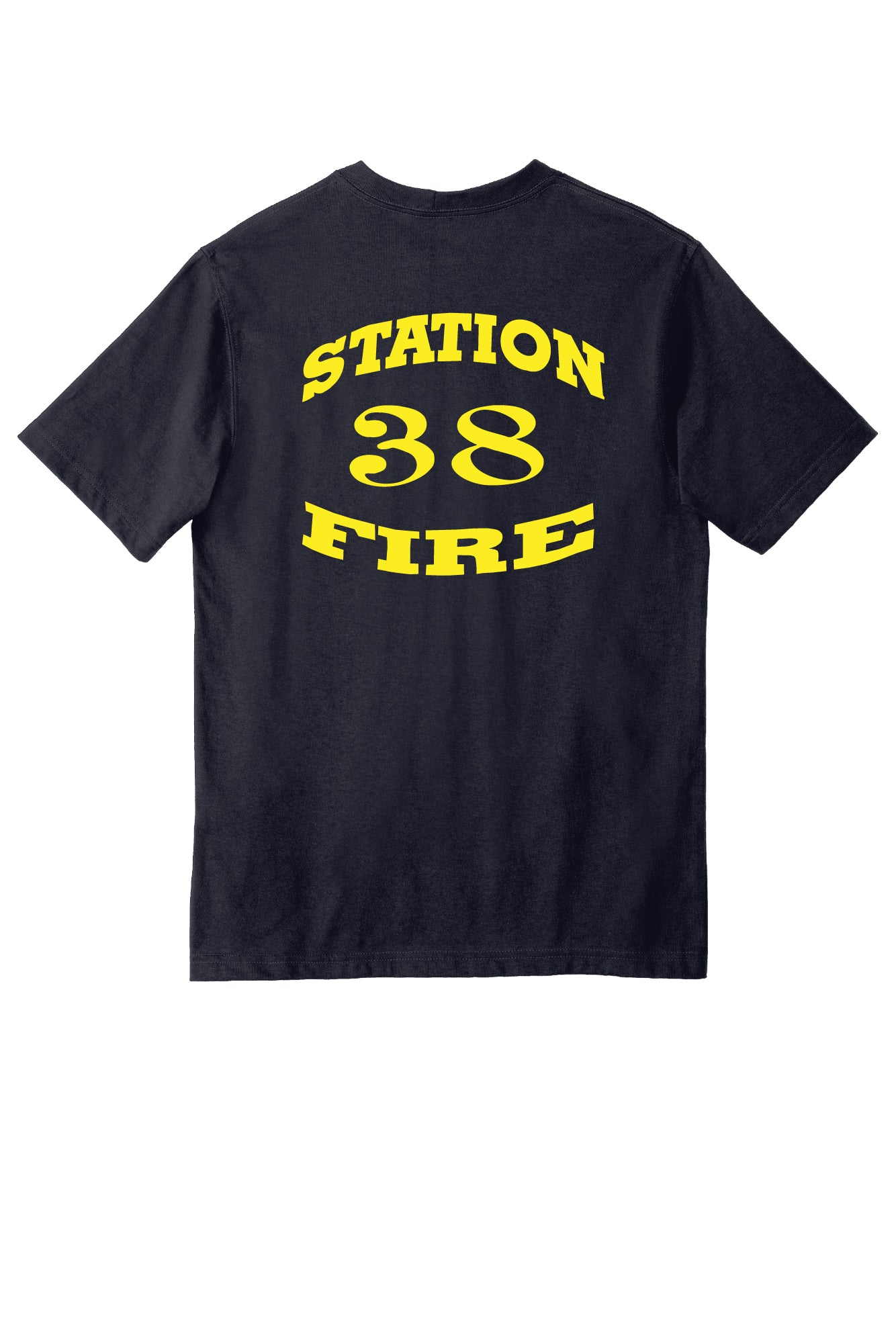 HVFD 38 Retro Carhartt Workwear Pocket Short Sleeve T-Shirt