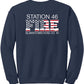 Crewneck Sweatshirt navy back