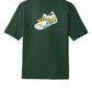 Notre Dame XC Sport Tek Competitor Short Sleeve Tee back-green