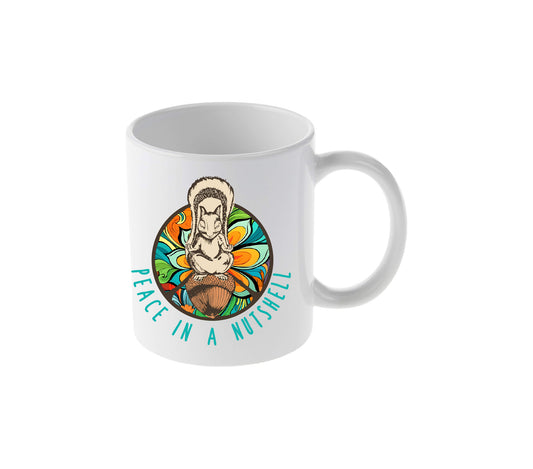 Peace in a Nutshell Mug