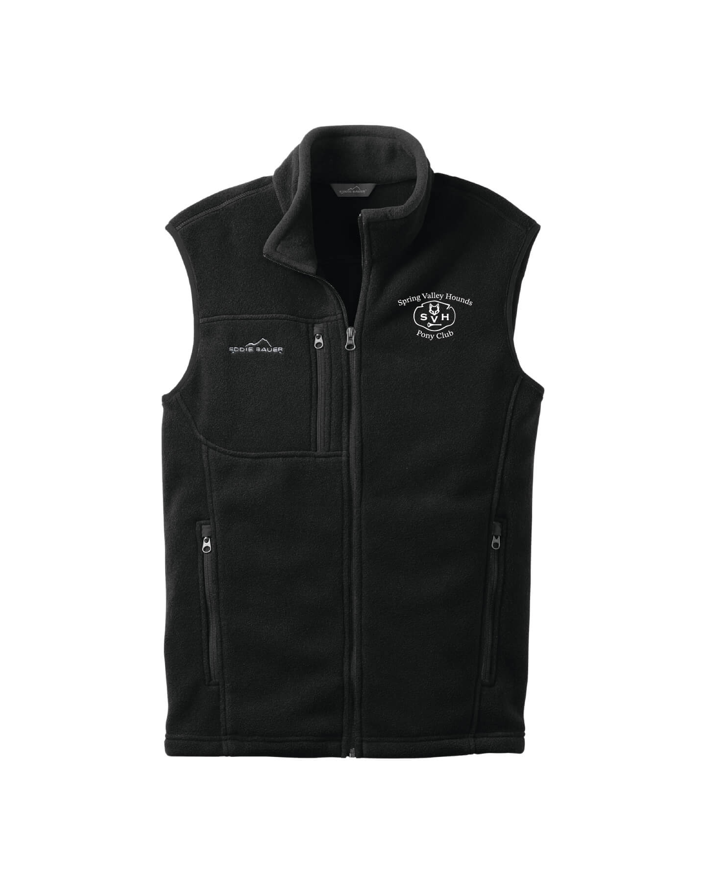 Fleece Vest (Unisex) Pony Club black