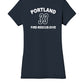 Portland 33 Fire-Rescue-Dive Ladies V-Neck