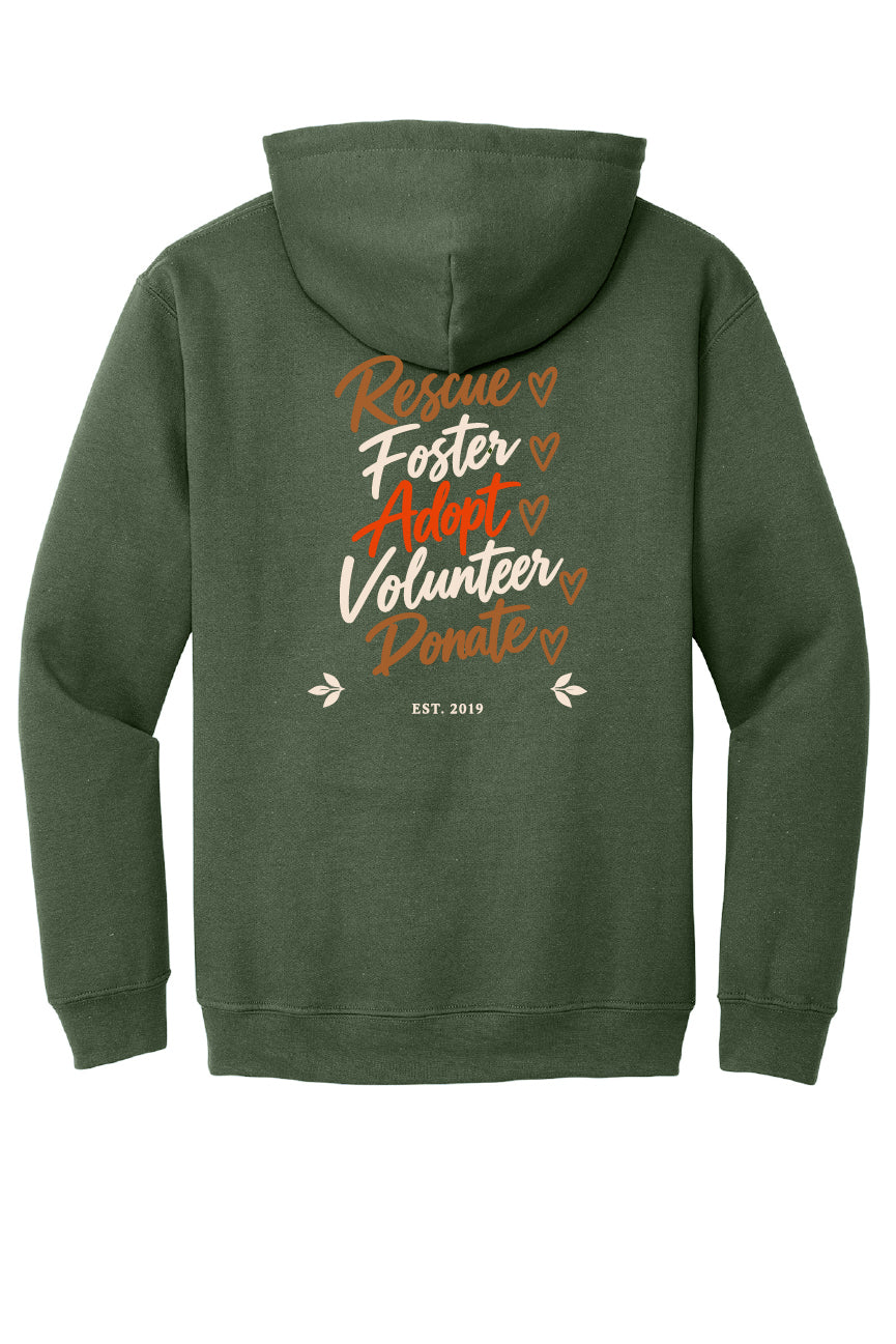 Rescue. Foster. Adopt.  Hoodie