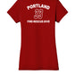 Portland 33 Fire-Rescue-Dive Ladies V-Neck