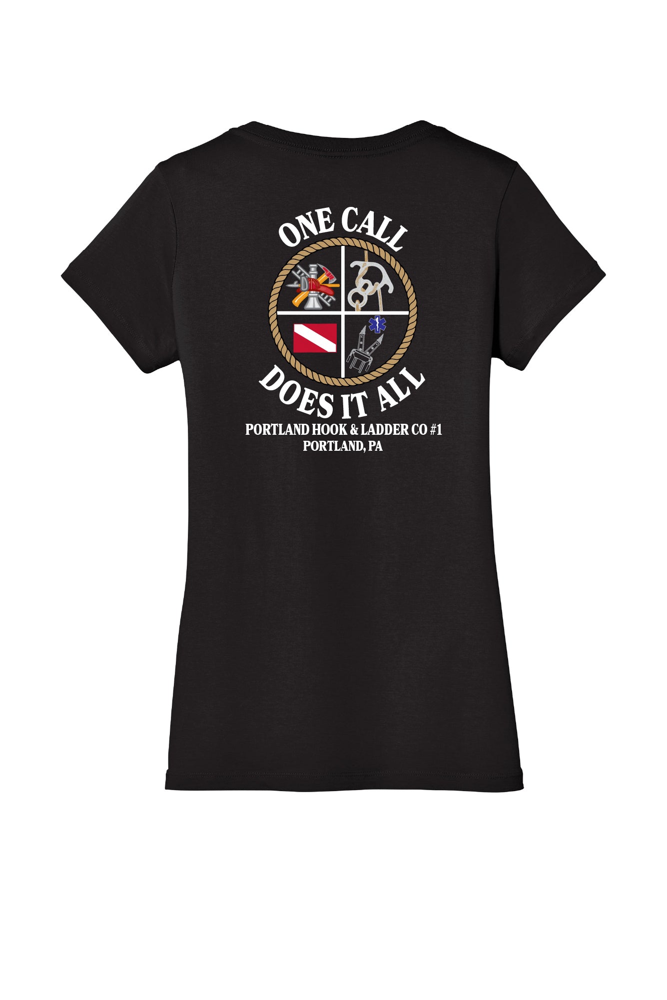 Portland One Call Does it All Ladies V-Neck