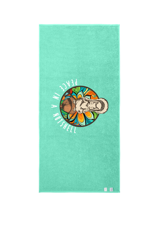 Peace in a Nutshell Beach Towel