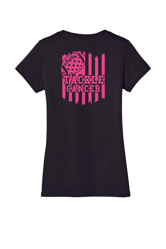 Tackle Cancer Ladies V-Neck