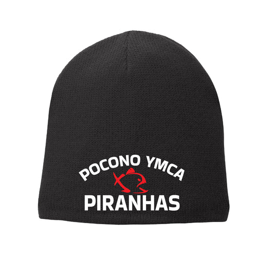 Pocono YMCA Piranhas Fleece Lined Beanie