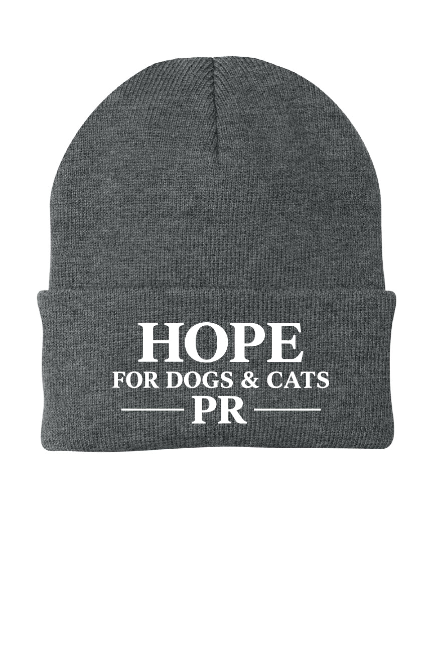 Hope for Dogs and Cats Knit Cap