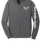 Notre Dame Spartans Fleece Full-Zip Jacket (Unisex) gray