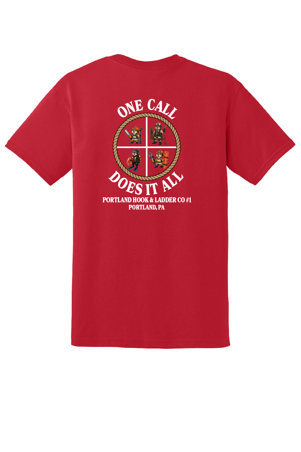 Otters One Call Does It All Pocket T-Shirt
