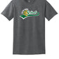 Notre Dame Softball Short Sleeve T-Shirt (Youth) green, front