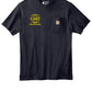 HVFD 38 Retro Carhartt Workwear Pocket Short Sleeve T-Shirt