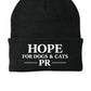 Hope for Dogs and Cats Knit Cap