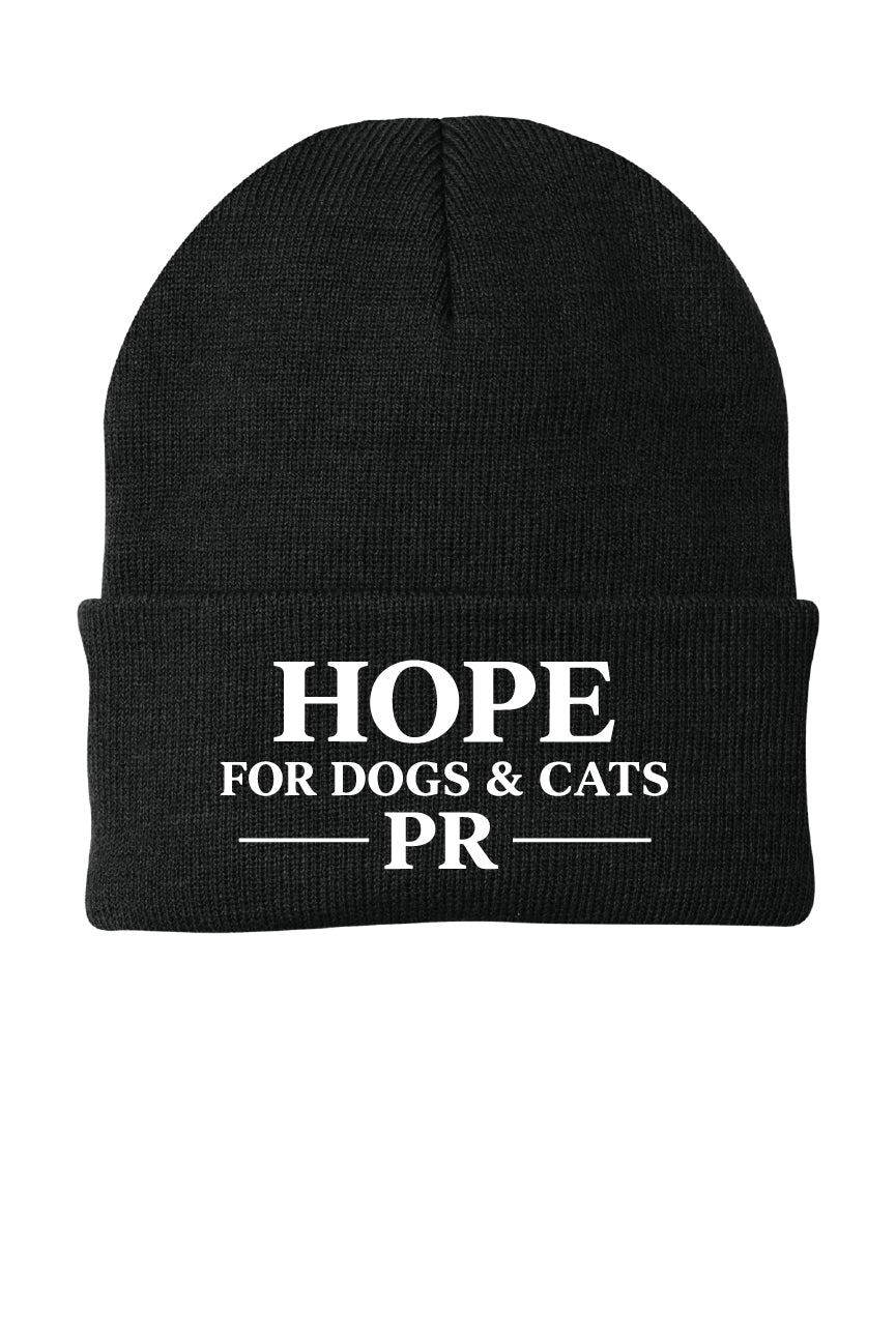 Hope for Dogs and Cats Knit Cap