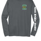 Notre Dame XC Sport Tek Competitor Long Sleeve Shirt gray