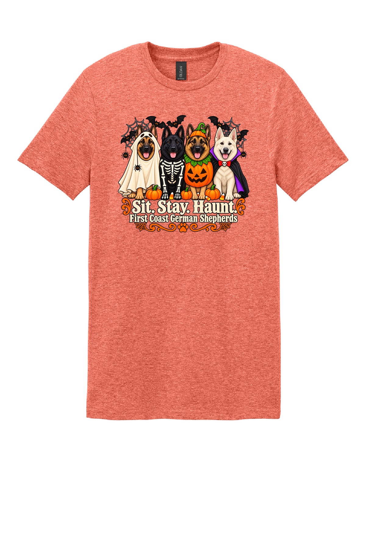 Sit. Stay. Haunt. Short Sleeve T-Shirt