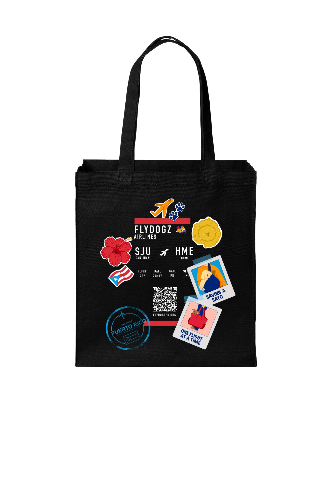Fly Dogz Over-The-Shoulder Tote