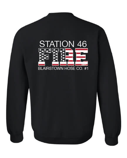 Crewneck Sweatshirt black back