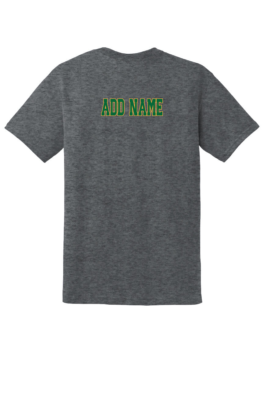 Notre Dame Spartans Short Sleeve T-Shirt back-gray