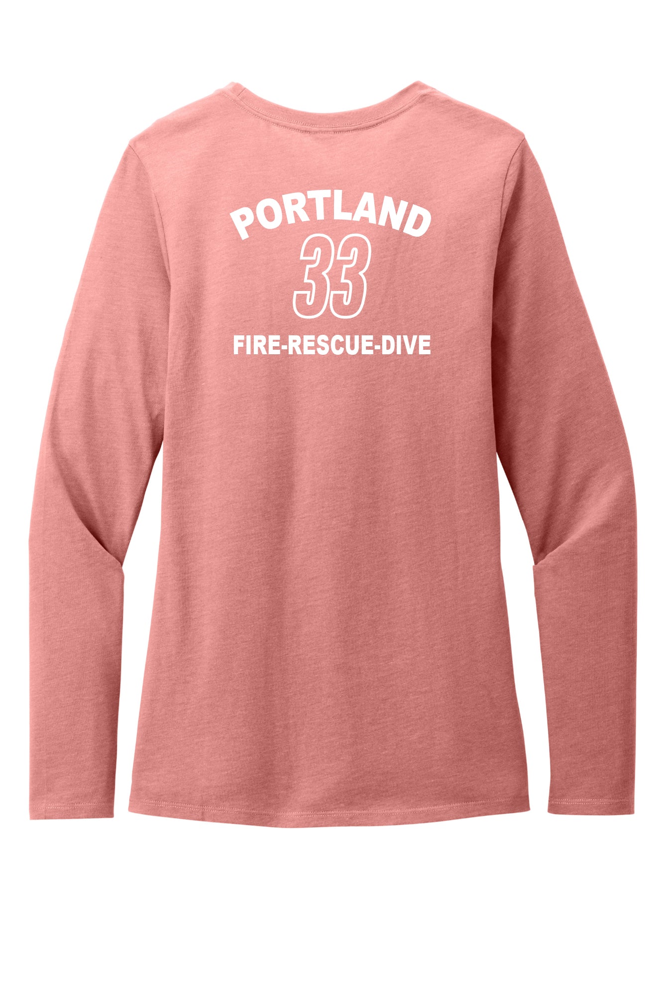 Portland 33 Fire-Rescue-Dive Ladies Long Sleeve T-Shirt
