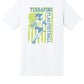 Girls Football Flag Back T-shirt (Youth)
