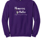 Memories Matter - Alzheimers Awareness Crewneck Sweatshirt purple