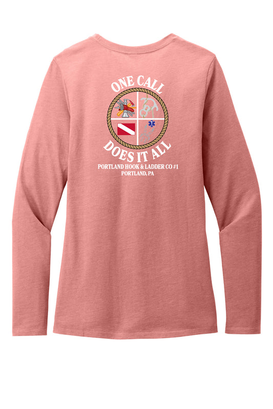 Portland One Call Does it All Ladies Long Sleeve T-Shirt