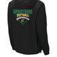 Spartans Softball Sport Tek Packable Windbreaker black, back