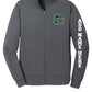 Sport-Tek® Sport-Wick® Fleece Full-Zip Jacket (Unisex) Notre Dame gray