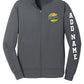 Notre Dame Sport Wick Full Zip Jacket (Youth) gray, front