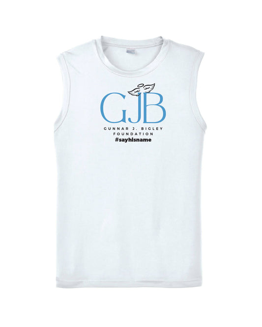 Sleeveless Tank - Word Art II white front