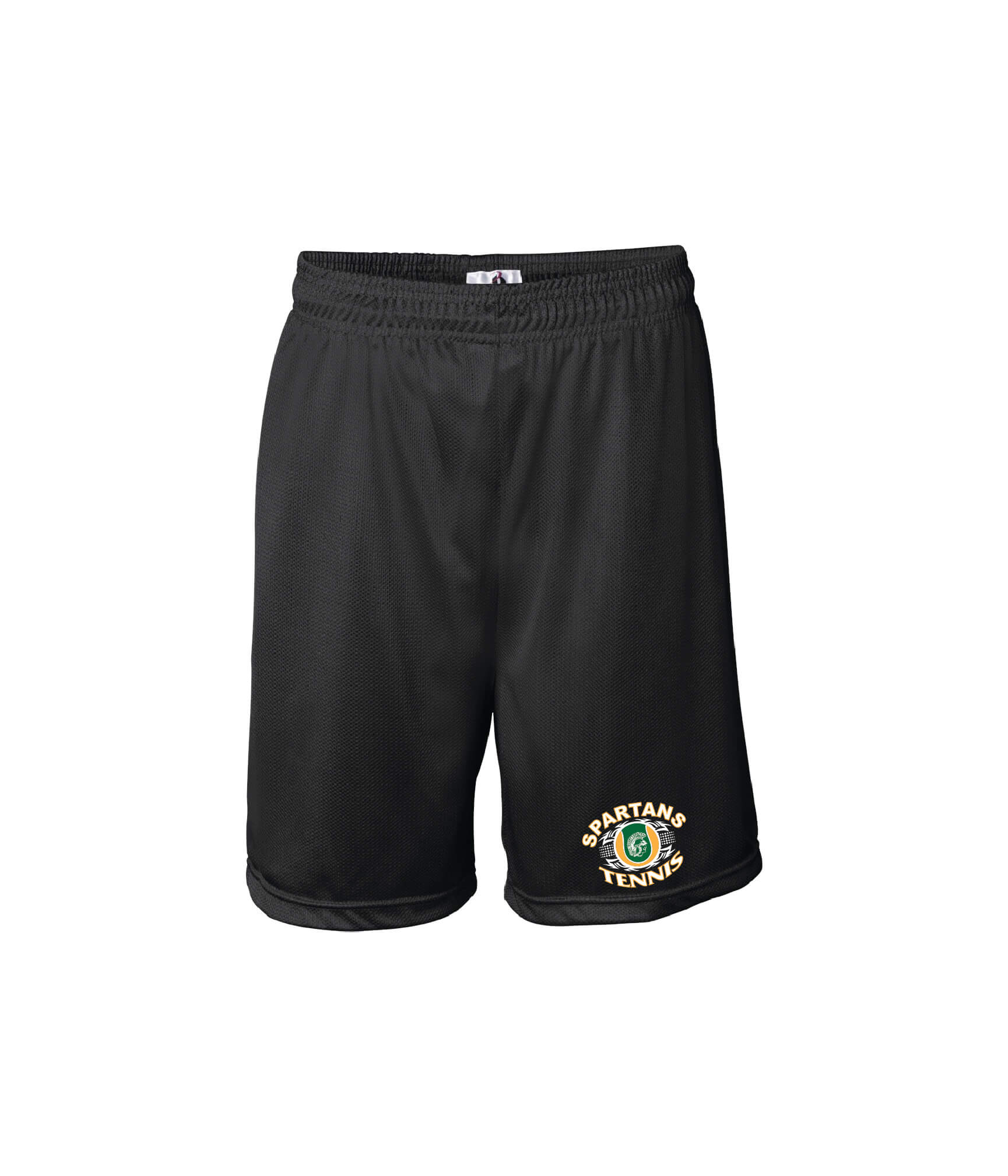 Badger Mini Mesh 7” Inseam Shorts Spartans black