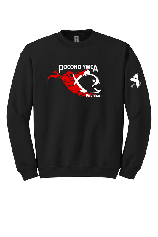Pocono YMCA Piranhas Crewneck Sweatshirt