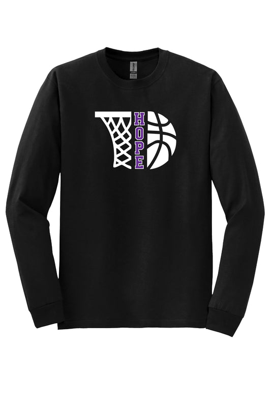 Hope Basketball Long Sleeve T-Shirt (Adult)