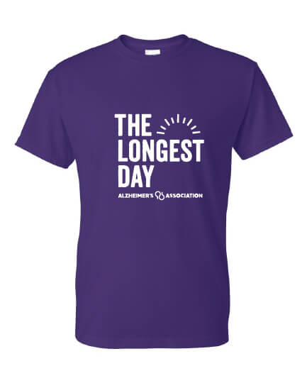 The Longest Day Short Sleeve T-Shirt purple