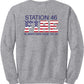 Crewneck Sweatshirt gray back