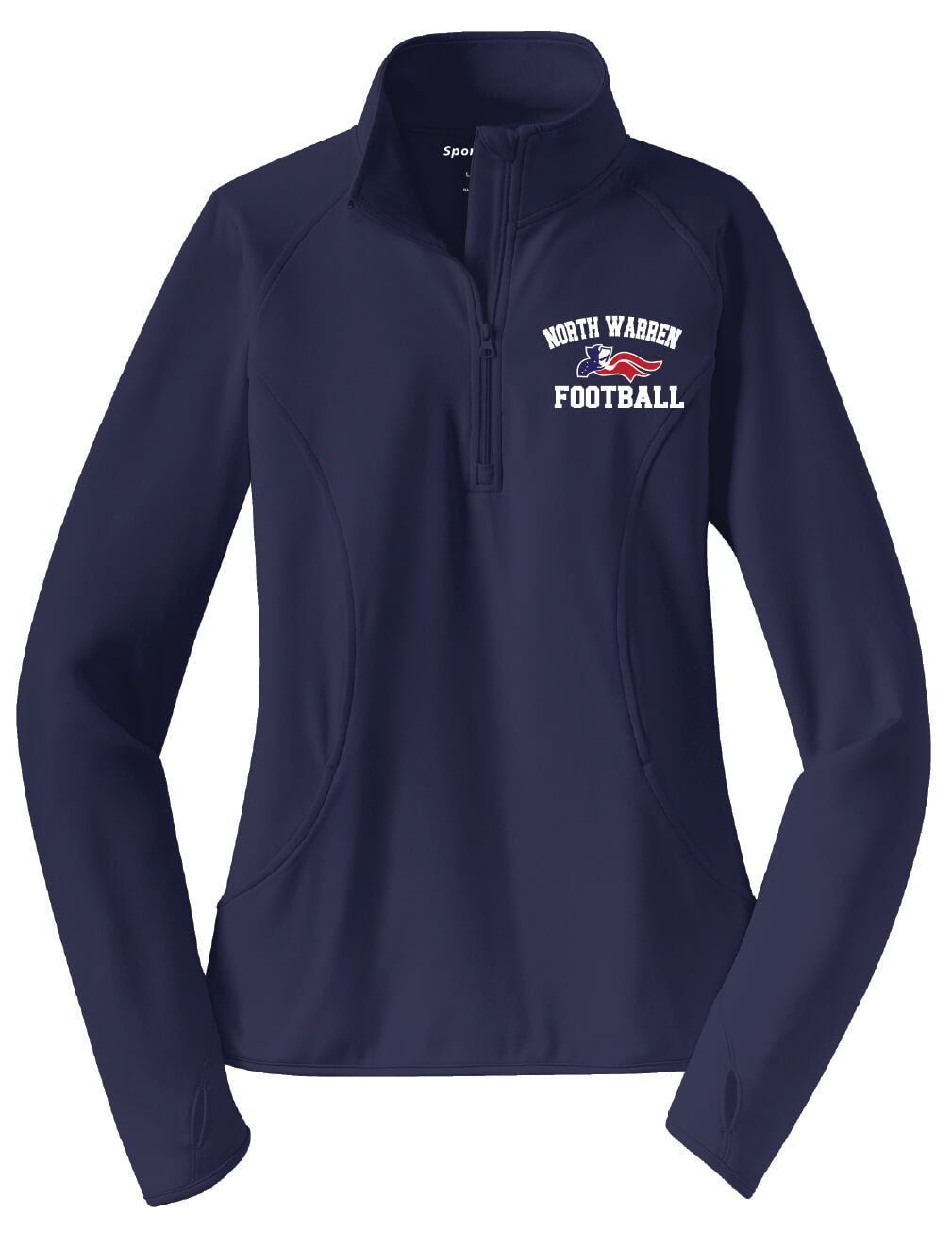 Sport Tek 1/4 Zip Pullover (Ladies) navy