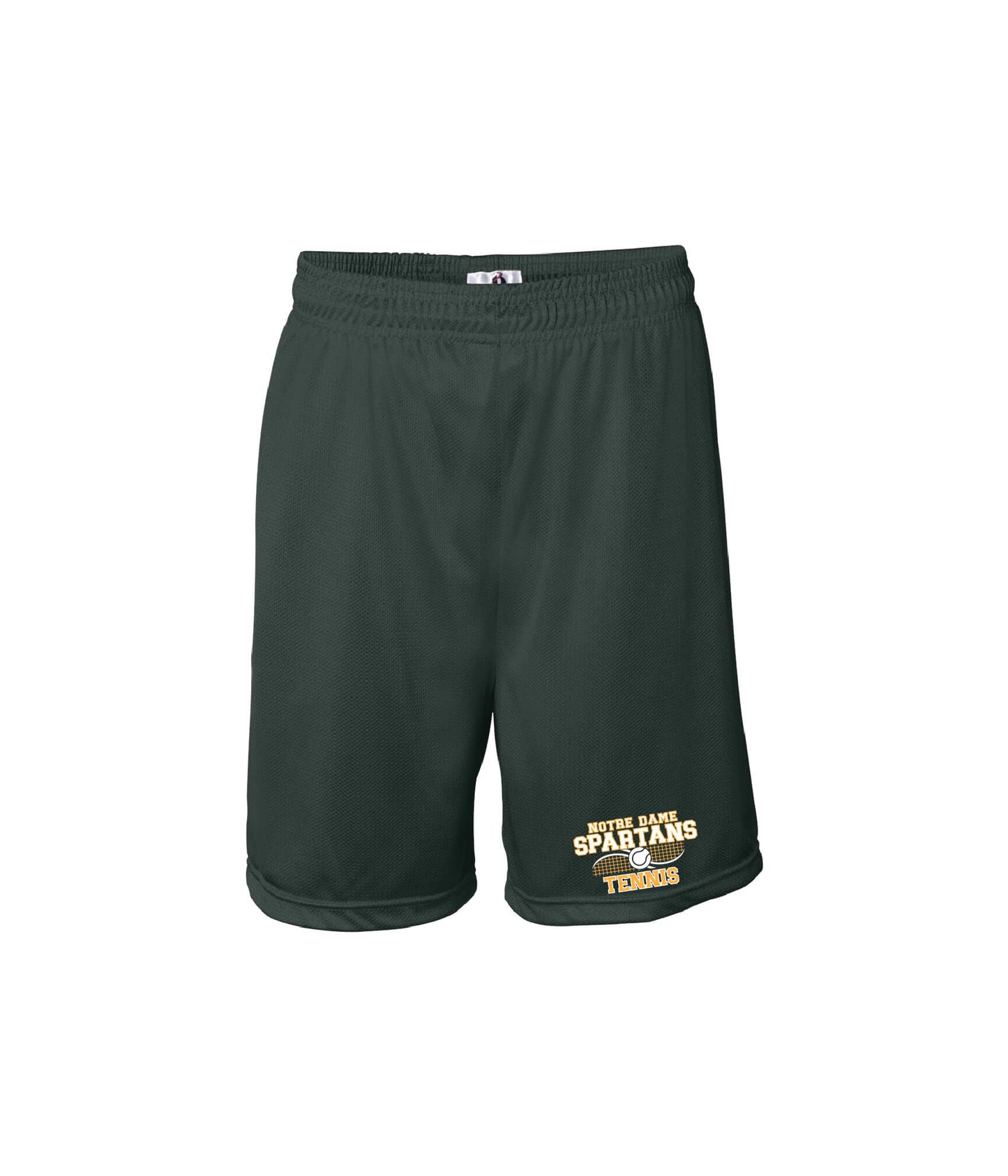 Badger Mini Mesh 7” Inseam Shorts Notre Dame green